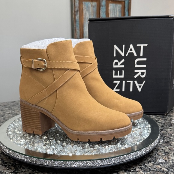Naturalizer Shoes - Naturalizer Women's Camel Ankle Booties NEW 8.5W
